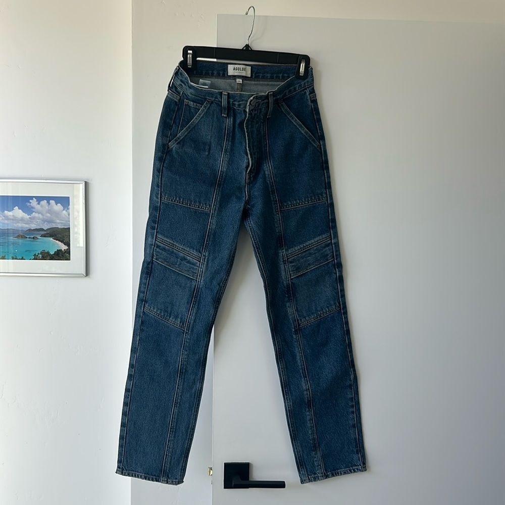 Agolde cooper cargo Jean in renegade.